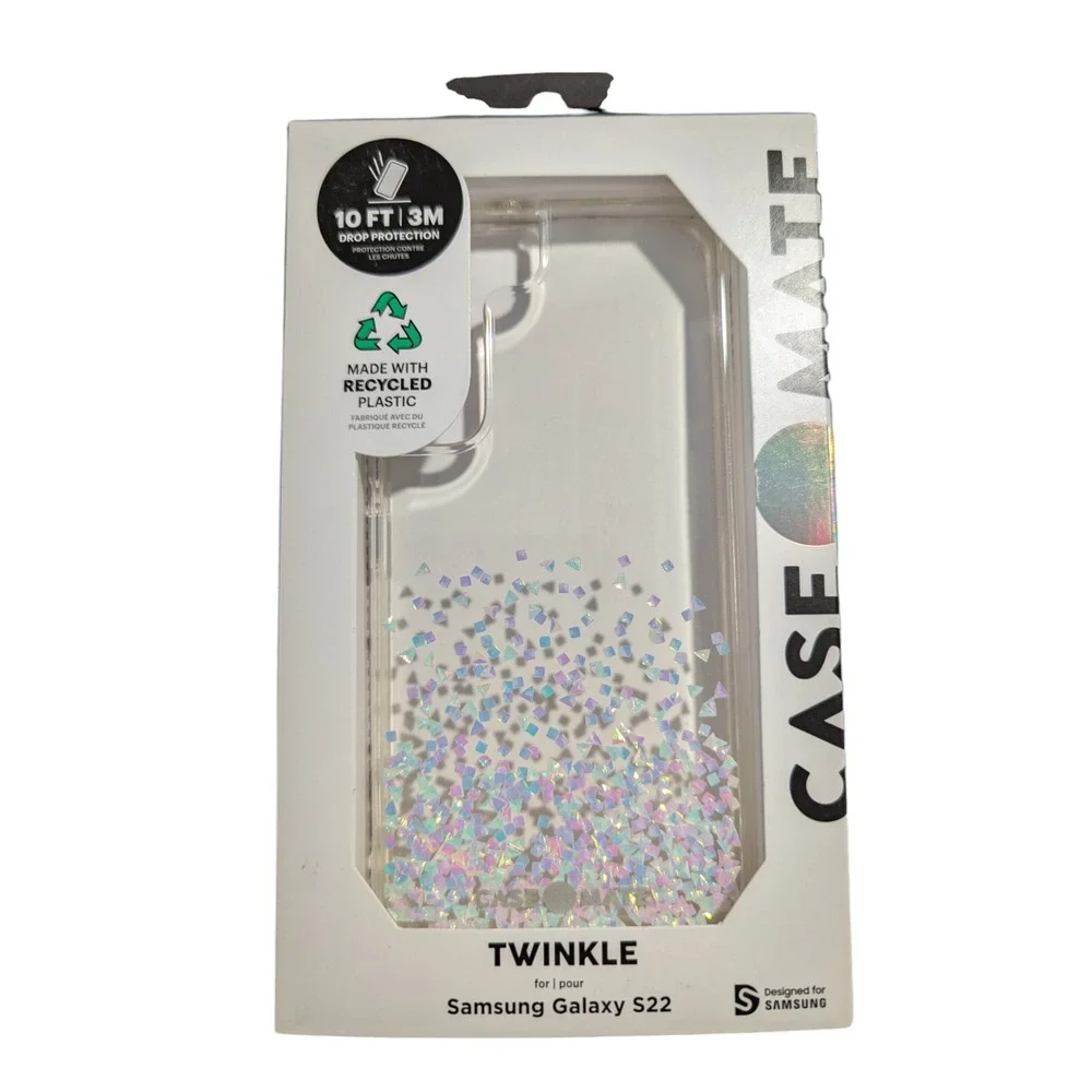 NEW Case-Mate Twinkle Case Samsung Galaxy S22 - Diamond 10' Drop Protection W5